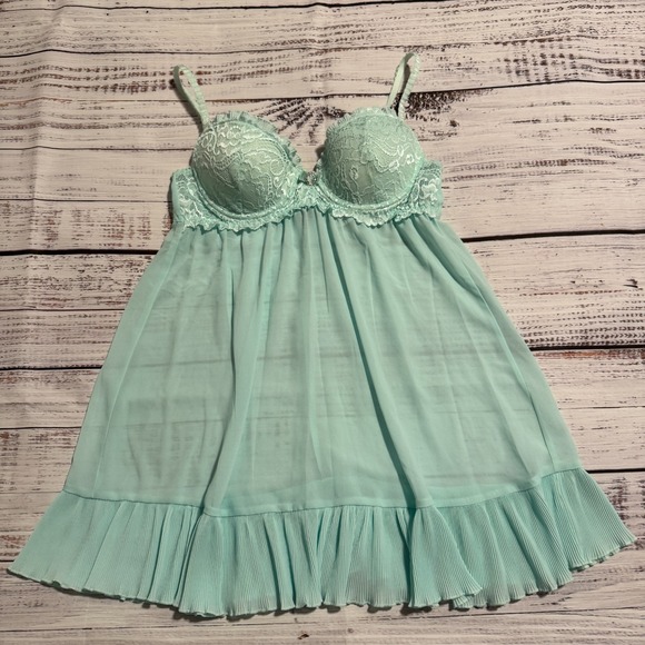 Cinema Etoile Other - Seductive Wear by Cinema Etoile Mint Green Night Gown Top Women's Size Small‎